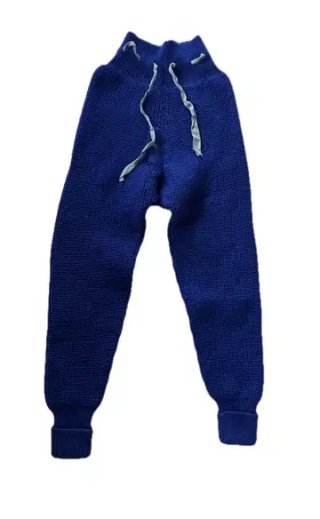 레어 실물 60s 그리스 밀리터리 니트 팬츠 유로 구제 의류