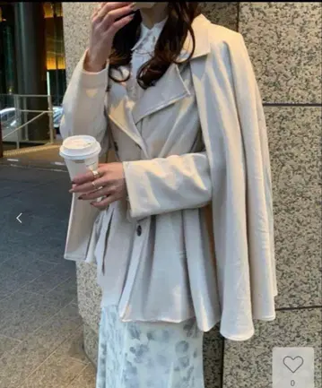 새상품 마제스틱 레곤 2WAY 케이프 트렌치