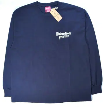 H&S L/S NAVY XL 미사용 하이드&시크 긴팔 T셔츠