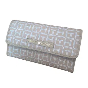 타미힐피거 장지갑 3단 폴더형 로고