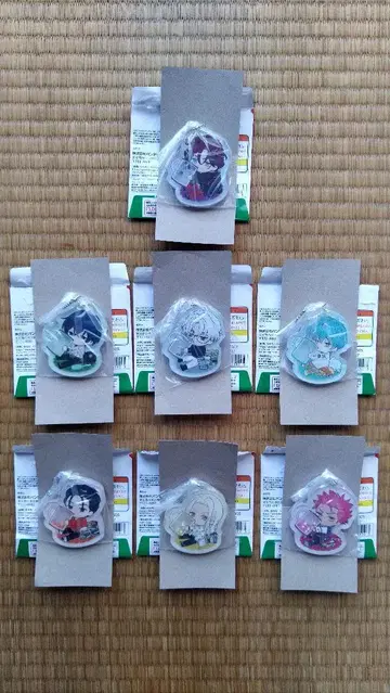 카리스마 무브 비즈 참 팬리트 전 7종 세트 익명 배송