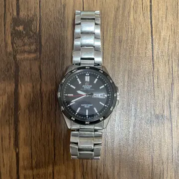 [ 정크 ] CASIO EDIFICE 블랙 손목시계