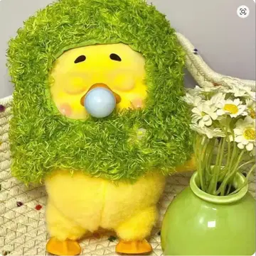 업세트 덕 그린 머리 장식 바브