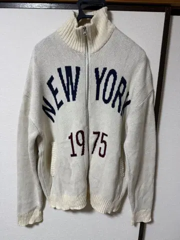 AVIREX 니트 스웨터 NEW YORK 1975