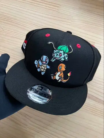 미사용 새상품 택 포함 9FIFTY NEWERA 포켓몬 콜라보 캡 모자