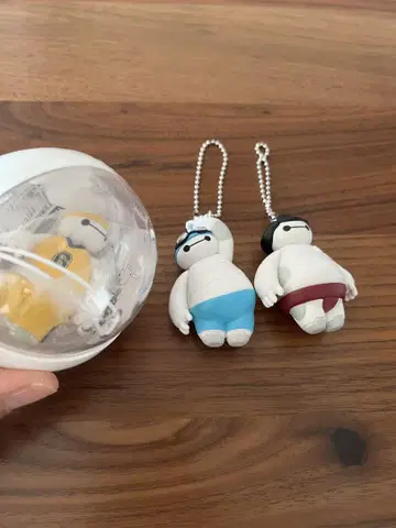 베이맥스 캡슐 토이 3개 세트 디즈니 굿즈