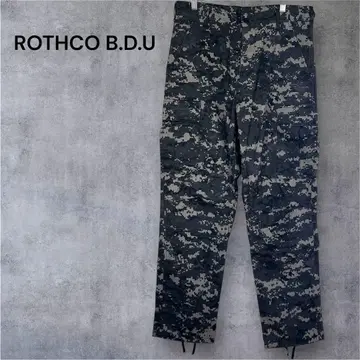ROTHCO B.D.U 밀리터리 팬츠 디지털 카모플라쥬 카고 팬츠