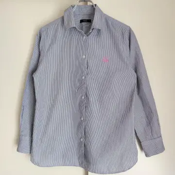 키이스 KEITH 긴소매 셔츠 블라우스 스트라이프 패턴