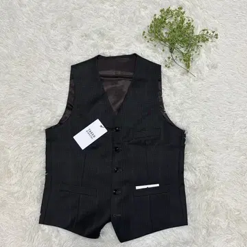 TAKEO KIKUCHI 고급 수트 베스트 지레 체크 무늬 고급 포멀