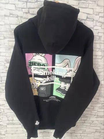 [ 초레어 ] fr2 퍼즐로 Bunny. 후드티 L 블랙
