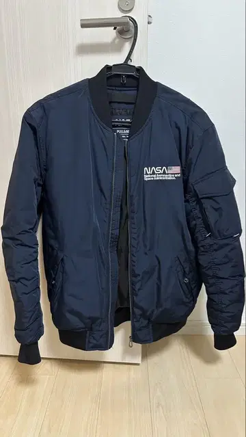MA1 충전솜 블루종 pull&bear NASA 자켓 풀앤베어