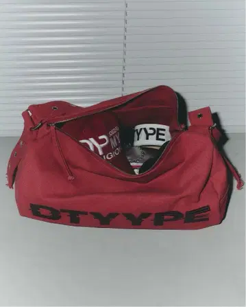 DTYYPE 로고 빈티지풍 보스턴 백