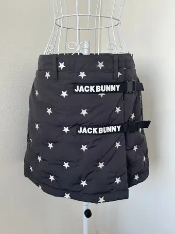 JACK BUNNY 별 패턴 퀼팅 스커트