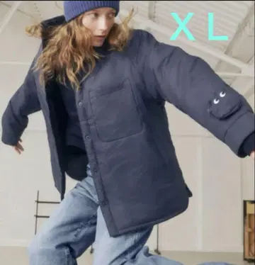 새상품급 유니클로 x 아냐 네이비 블루종