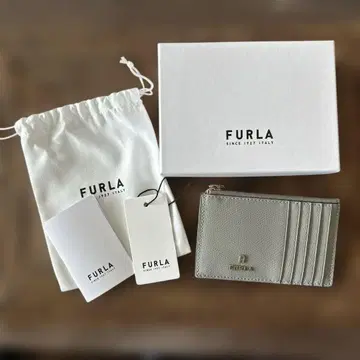 FURLA 2025 천연 가죽 가죽 카드 케이스