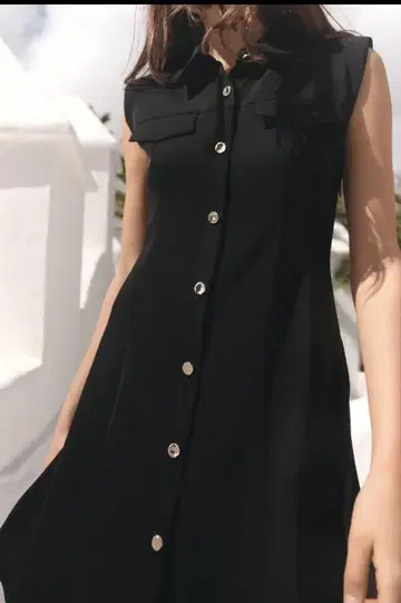 ZARA 자라 크레이프 미니 원피스 XS