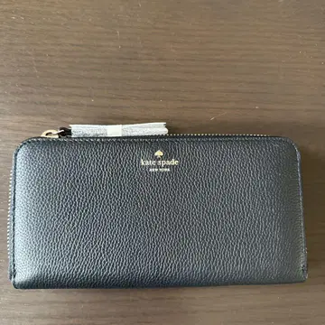 kate spade 블랙 가죽 장지갑