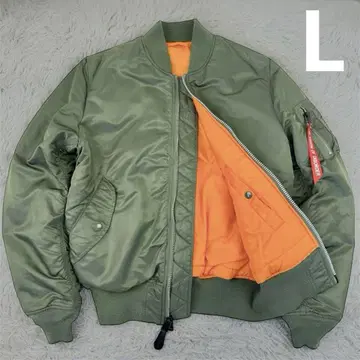 [컨디션 최상] ALPHA INDUSTRIES MA-1 플라이트 자켓 L