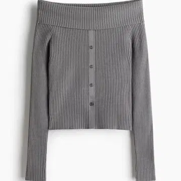 당일 발송 H&M 오프숄더 리브 상의