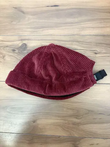 mas. 코듀로이 비니 버건디