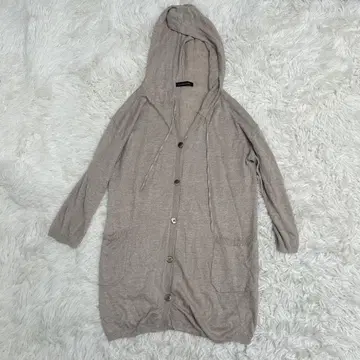그린 레이블 릴랙싱 마 린넨 후디 가디건