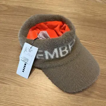 Decembermay 베이지 니트 모자 프리 사이즈