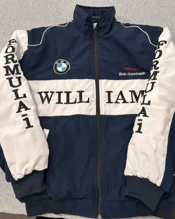 미사용 새상품 BMW WILL LAMS 자수 충전솜 F1 레이싱 자켓
