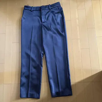 ZARA 네이비 컬러 새틴 팬츠 여성용