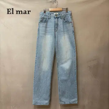 CANAL JEAN El mar 루즈 스트레이트 데님 팬츠 S