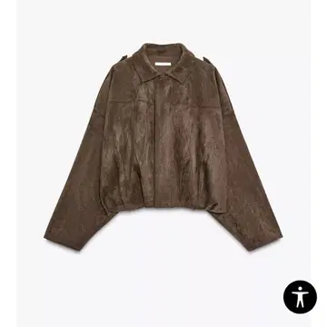새상품급 ZARA 자라 스웨이드 느낌 봄버 자켓