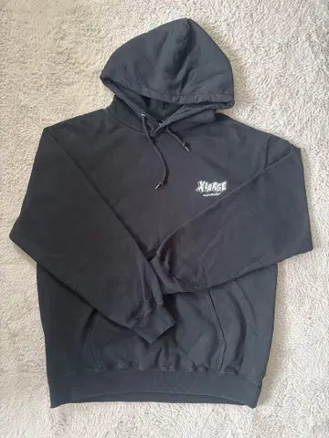XLARGE 블랙 후드티 L 사이즈