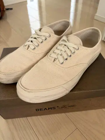 BEAMS+ 별주 SPERRY TOP-SIDER 26.5 아이보리