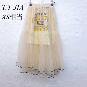 e5537 [ 티티지아 ] 성인 샤샤 스커트 XS 상당 허리밴딩