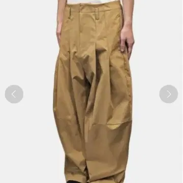 SHINYAKOZUKA COTTON GABARDINE BAGGY