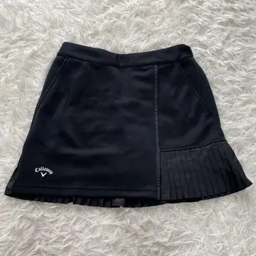캘러웨이 블랙 스커트 플리츠 허리밴딩 활동성 좋은