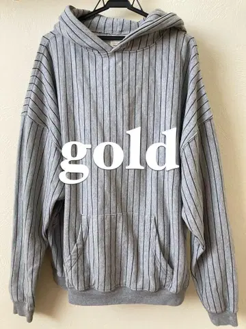 동양 엔터프라이즈 gold 스트라이프 후드티 후디