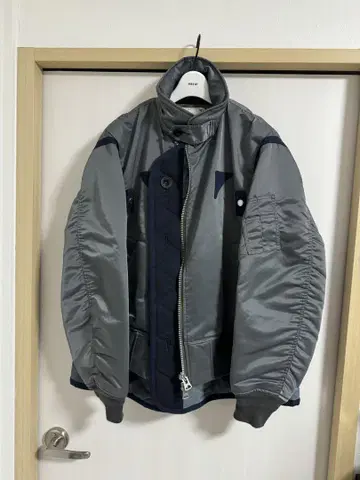 sacai MA-1 자켓 그레이 22aw blouson