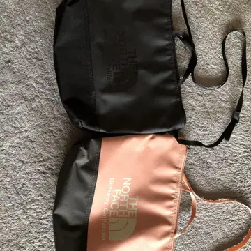 THE NORTH FACE 숄더백 블랙 핑크