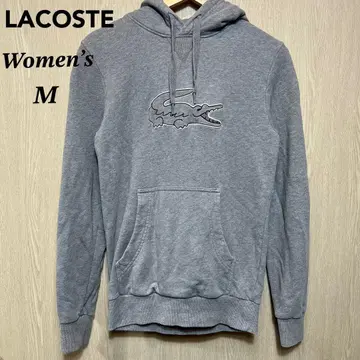 LACOSTE 후드티 여성용 M 후드티 BIG 로고