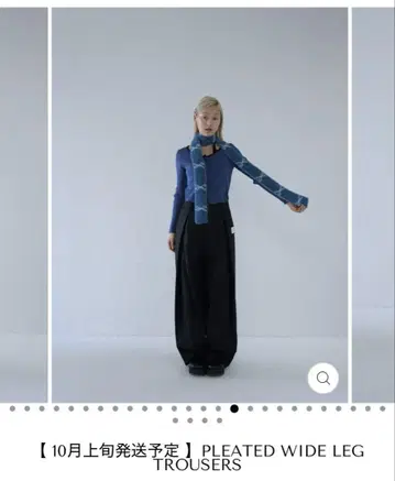 uenui PLEATED WIDE LEG TROUSERS