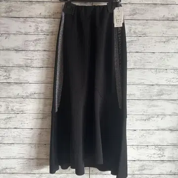 RAIDATE 블랙 롱 스커트 38