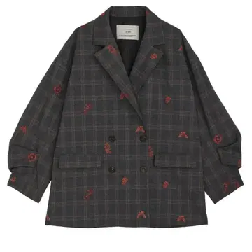 CHECK FLOWER PAPA JACKET Ameri vintage