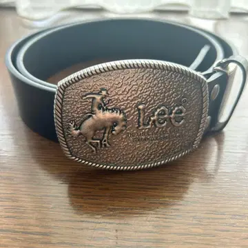 오늘 발송!! Lee/리 40mm 천연 가죽 탑 버클 레더 벨트