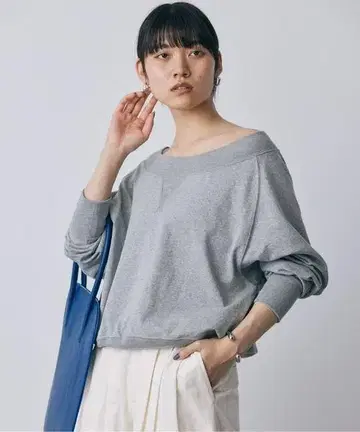 BABYLONE 보트 크롭 티셔츠