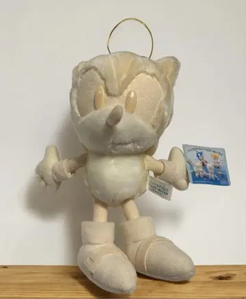 택 포함 소닉 페일 컬러 봉제 인형 SEGA 1998년 헤이세이 레트로