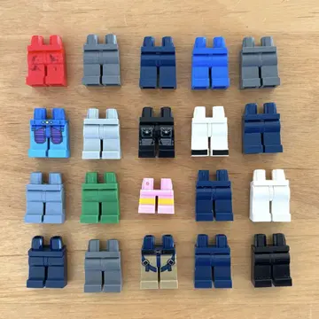 LEGO 정품 미니 피규어용 레그 다리 하반신 부품 20개 묶음 판매