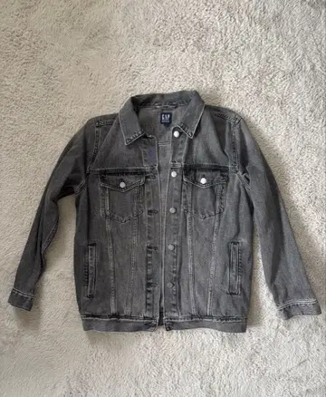 GAP 그레이 데님 자켓 S