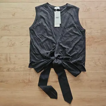 EARIH 그레이 FRONT KNOT 탱크탑 택 포함 새상품