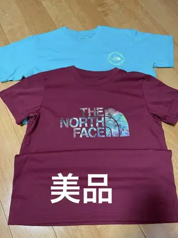 새상품급 THE NORTH FACE 반팔 T셔츠 2장 세트