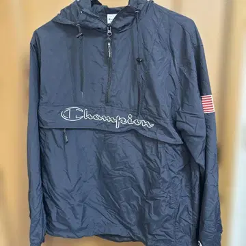 Champion 블랙 나일론 자켓 M